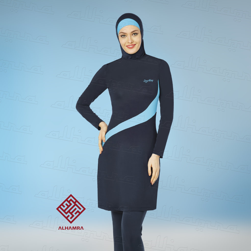 AlHamra AL0702 Full Cover Modest Burkini Swimwear Sportwear - Image 4