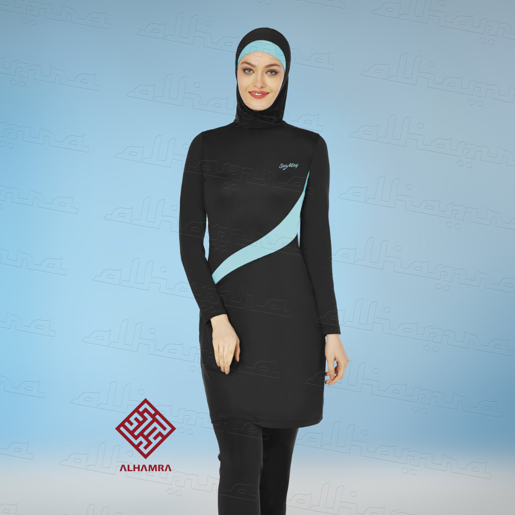 AlHamra AL0702 Full Cover Modest Burkini Swimwear Sportwear - Image 3