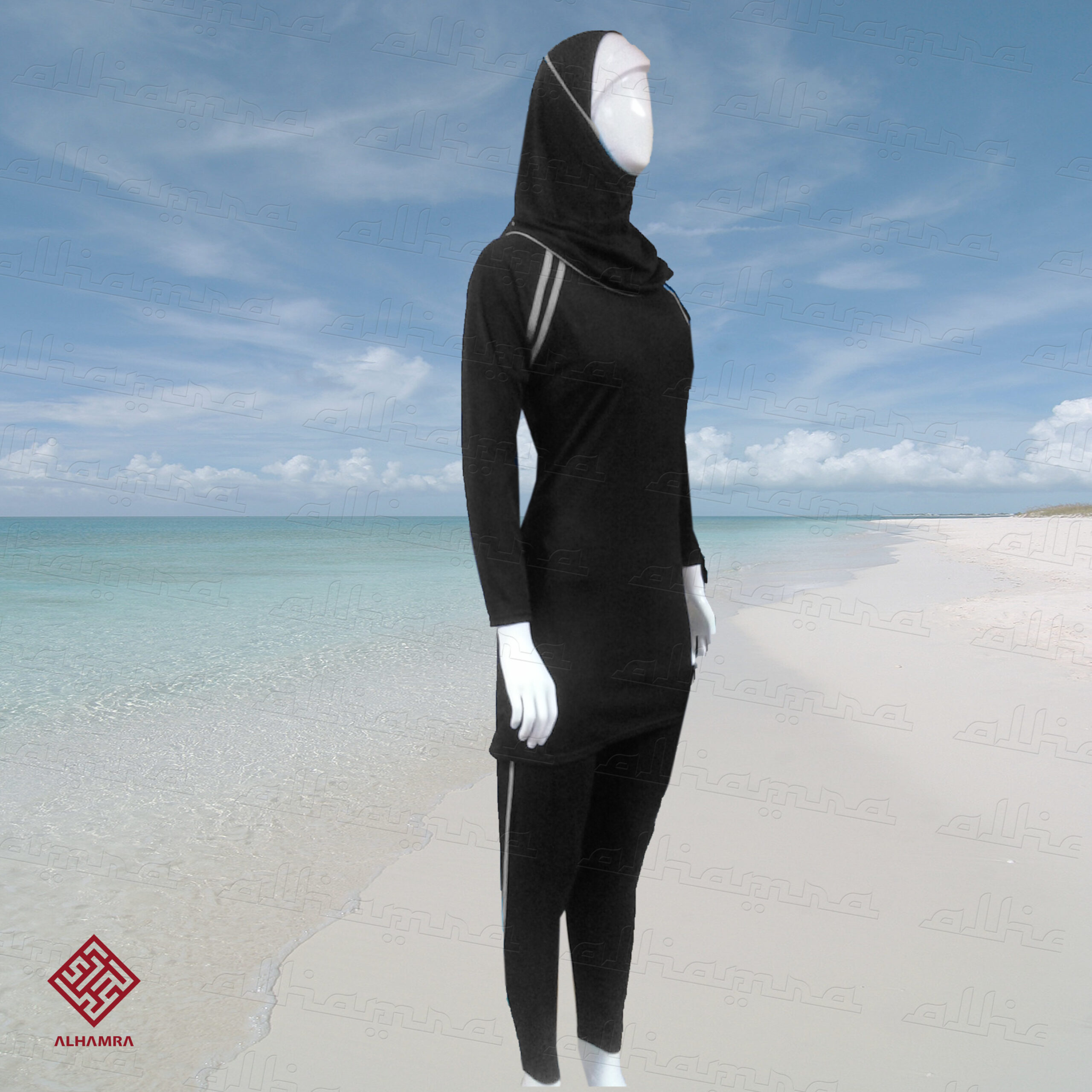AlHamra AL2265 Modest Burkini Swimwear Swimsuit Muslim Islamic Sportwear - Image 3