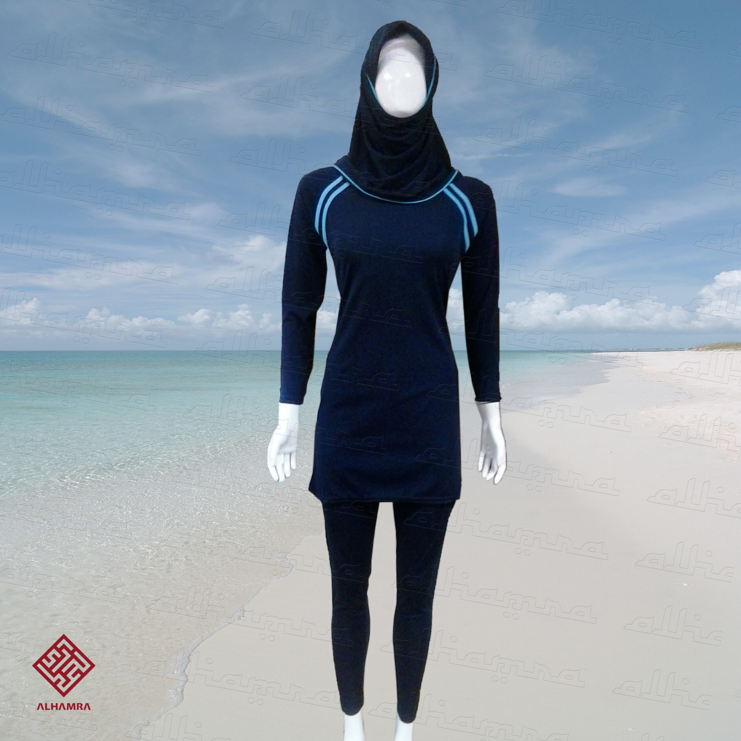 AlHamra AL2265 Modest Burkini Swimwear Swimsuit Muslim Islamic Sportwear - Image 2