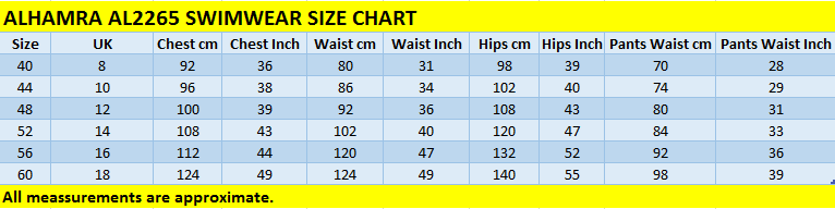 AlHamra AL2265 Modest Burkini Swimwear Swimsuit Muslim Islamic Sportwear - Image 4