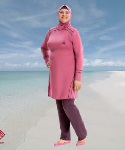 Full Cover Modest Swimsuit AL8232 Plus Size UK 20-26 - Image 4