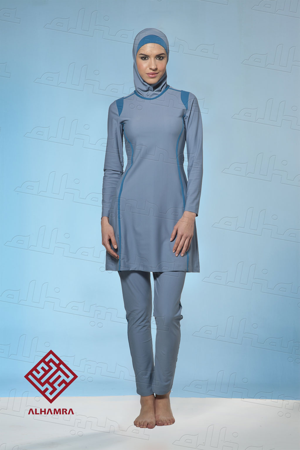AlHamra Zarqa Full Cover Modest Burkini Swimwear Sportswear - Image 7