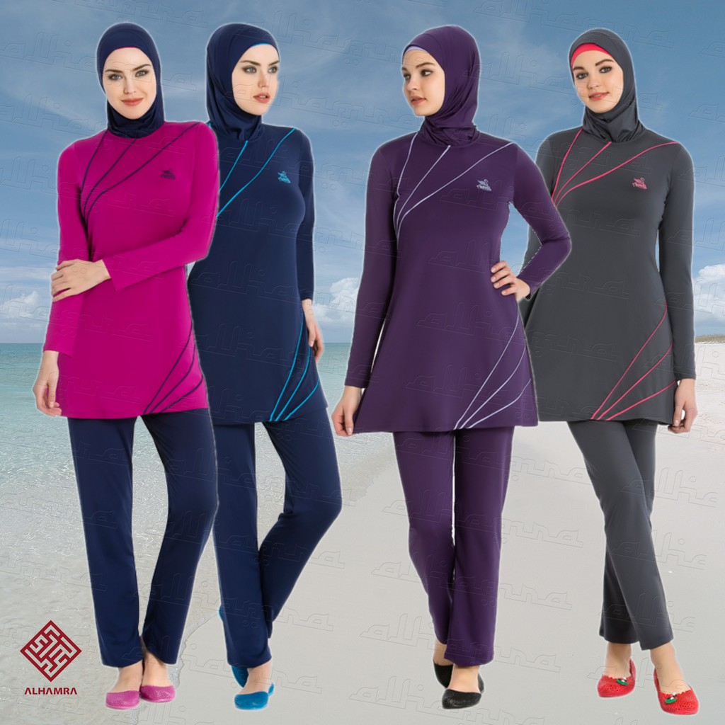AlHamra AL7260 Modest Burkini Swimwear Swimsuit Sportswear