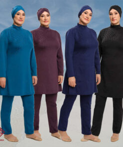 Full Cover Modest Swimsuit AL9231 Plus Size UK 20-26